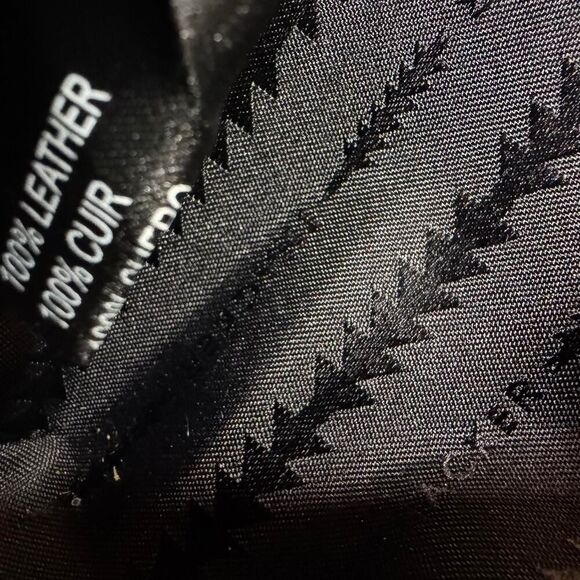 Thacker Kay 3 compartment Tote with calf hair animal print and leather - Picture 4 of 6